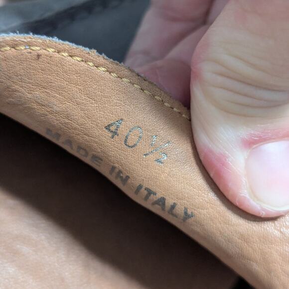 M. Gemi Felize Drivers Suede Moccasin Shoes Slip On Loafers Gray Womens 9.5 Grey - Picture 6 of 9